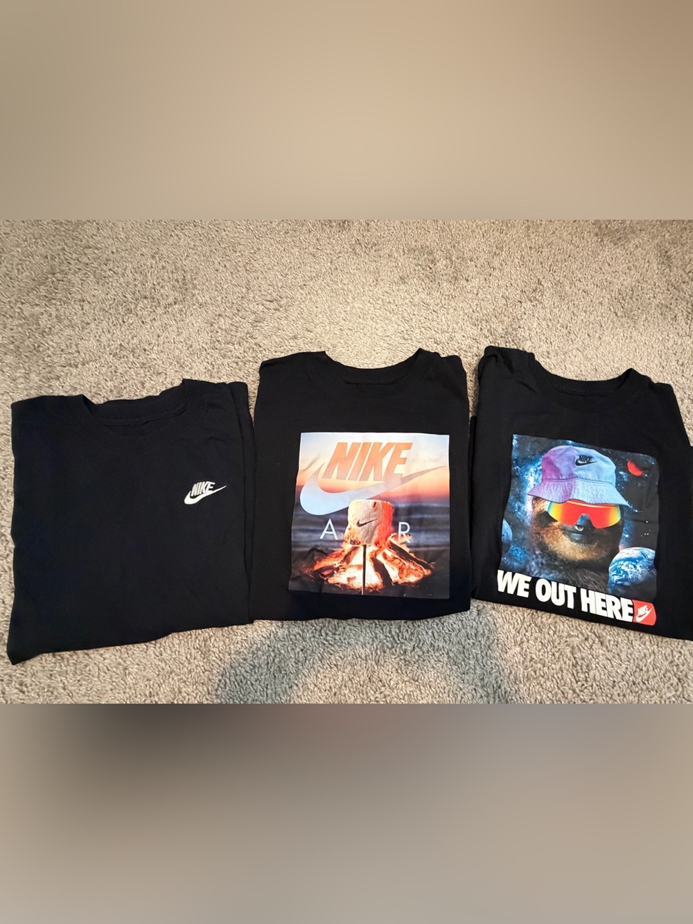 Boys Nike tees Youth XL